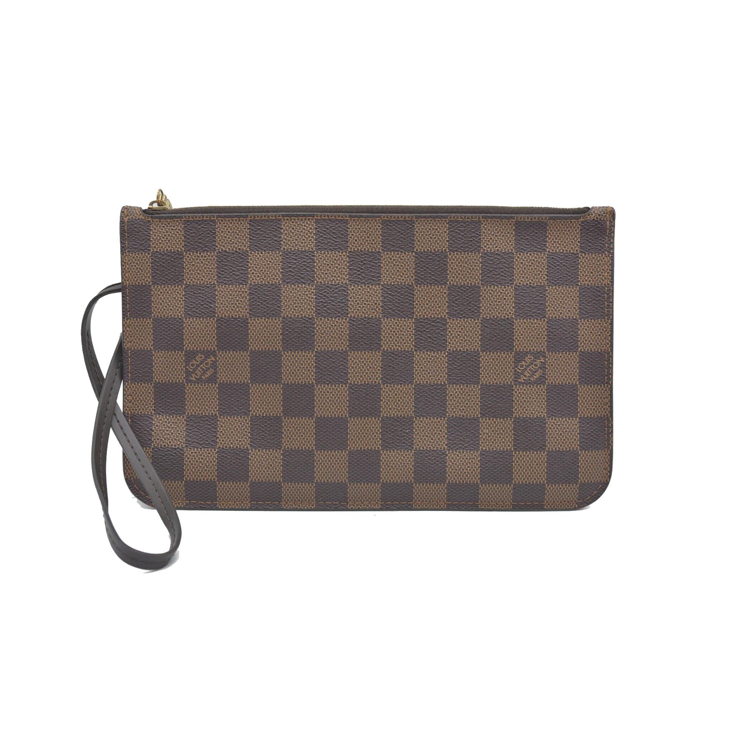 AUCTION $600 Louis Vuitton  Damier Ebene Neverfull MM GM Pochette