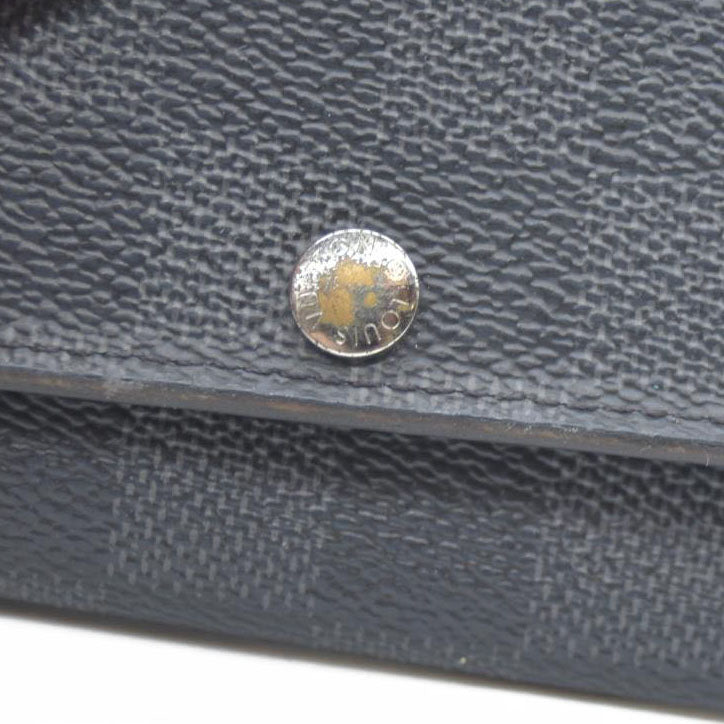 Louis Vuitton Damier Graphite Multicles 6 Ring Key Case Black/2BG3615