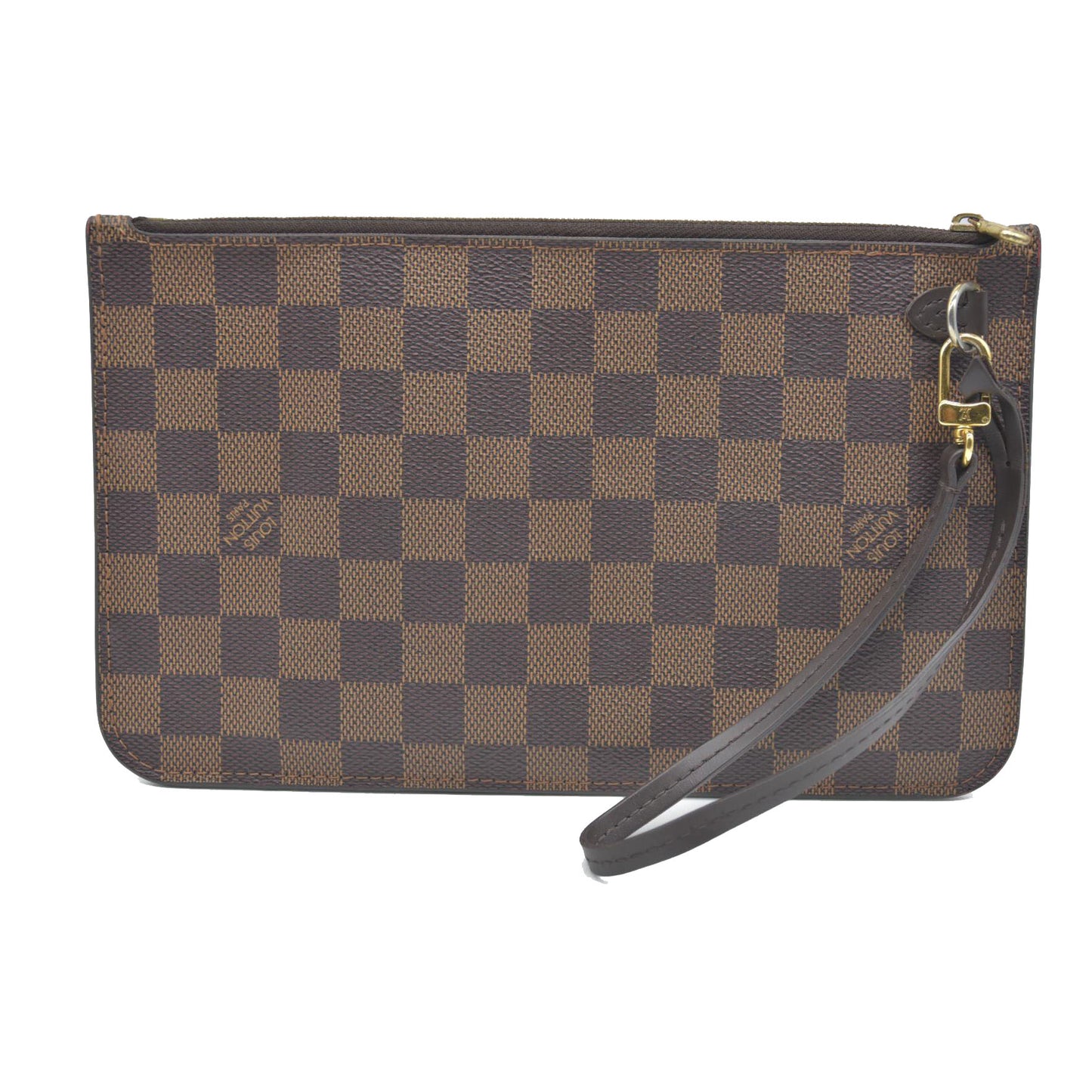 AUCTION $600 Louis Vuitton  Damier Ebene Neverfull MM GM Pochette