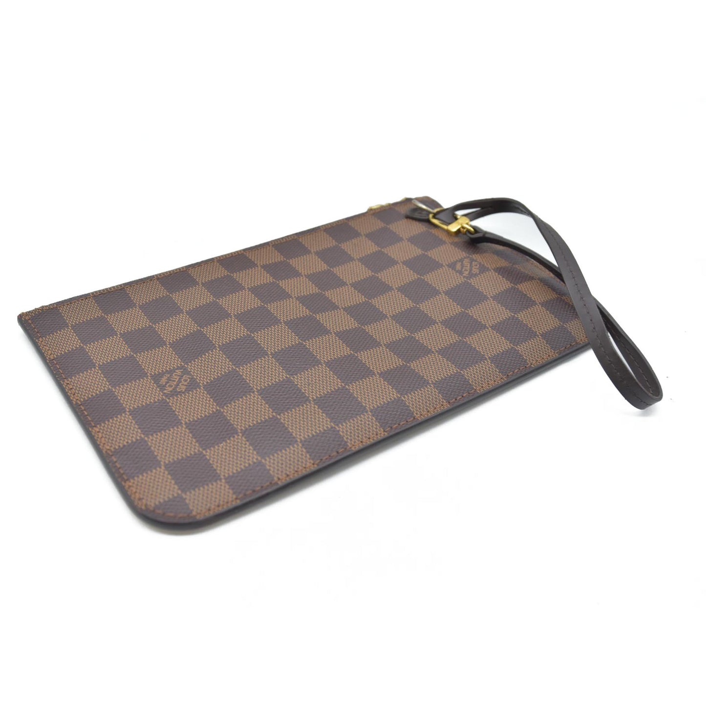 AUCTION $600 Louis Vuitton  Damier Ebene Neverfull MM GM Pochette