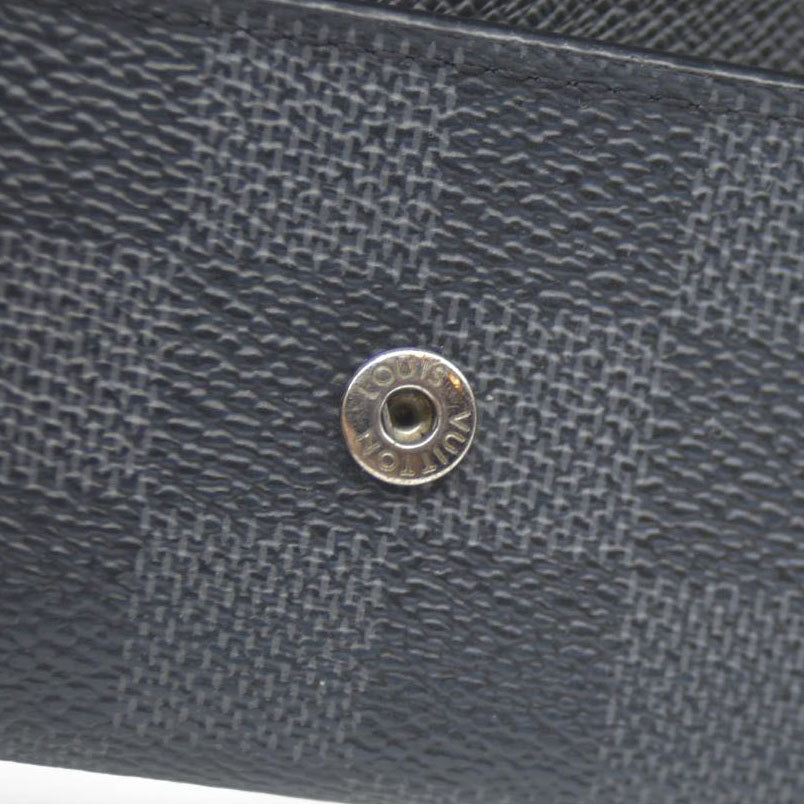 Louis Vuitton Damier Graphite Multicles 6 Ring Key Case Black/2BG3615