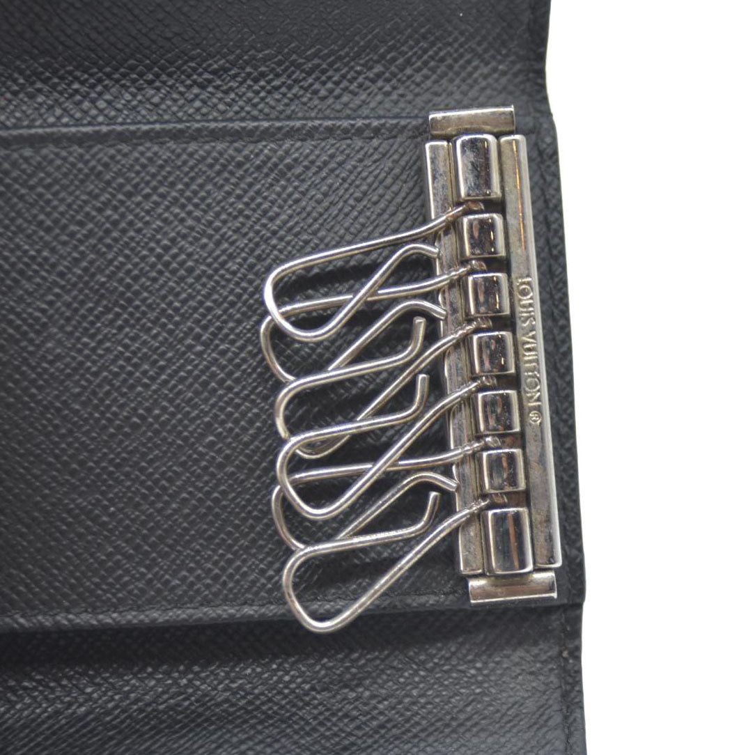 Louis Vuitton Damier Graphite Multicles 6 Ring Key Case Black/2BG3615
