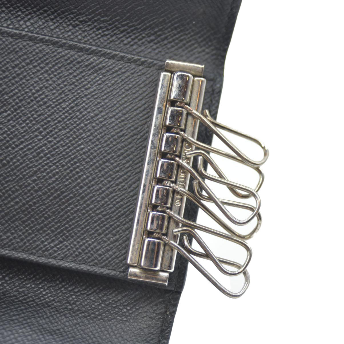 Louis Vuitton Damier Graphite Multicles 6 Ring Key Case Black/2BG3615