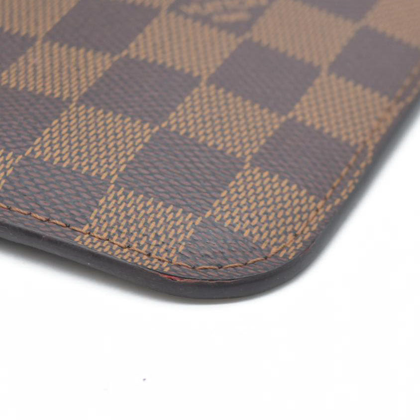 AUCTION $600 Louis Vuitton  Damier Ebene Neverfull MM GM Pochette