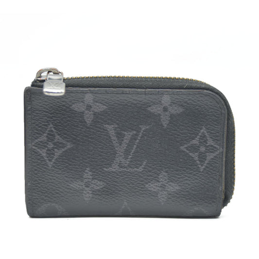 Louis Vuitton Monogram Eclipse Porte Monnaie Jour Coin Purse Wallet MB1210