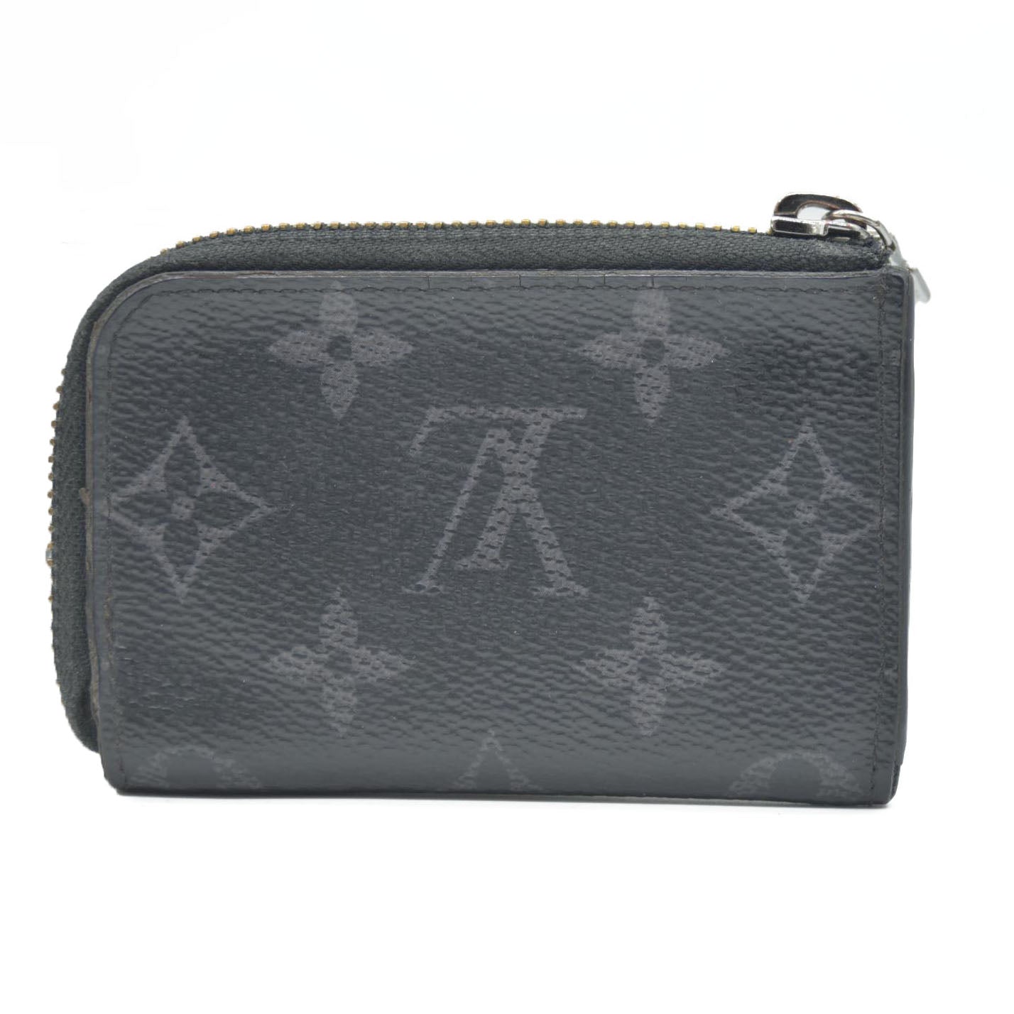 Louis Vuitton Monogram Eclipse Porte Monnaie Jour Coin Purse Wallet MB1210