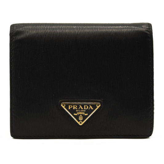 Prada Snap Wallet Saffiano Leather Compact