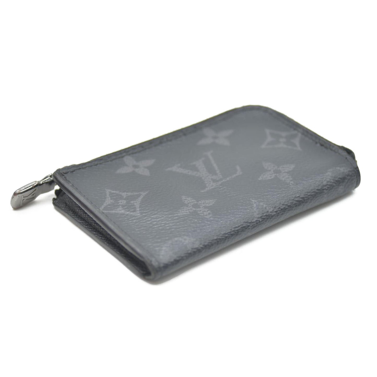 Louis Vuitton Monogram Eclipse Porte Monnaie Jour Coin Purse Wallet MB1210