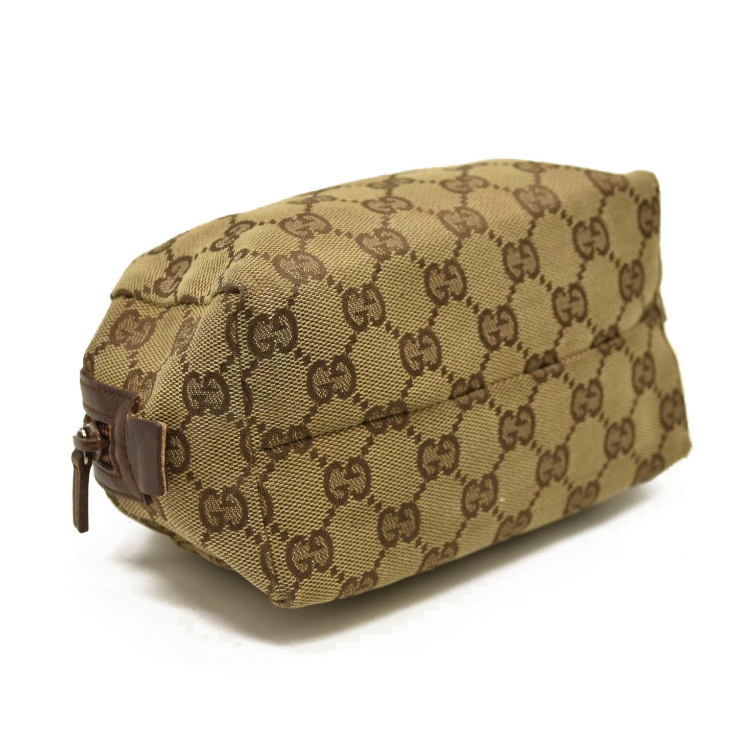 Gucci  Monogram Large Cosmetic Case Brown 29595 203887