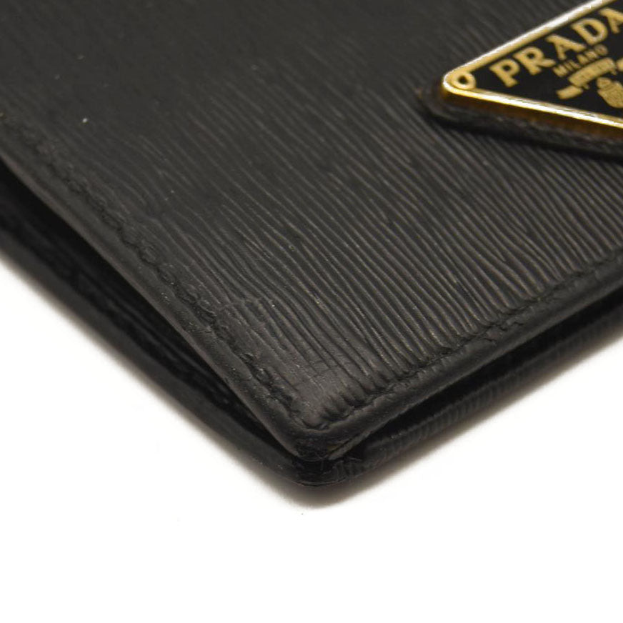 Prada Snap Wallet Saffiano Leather Compact