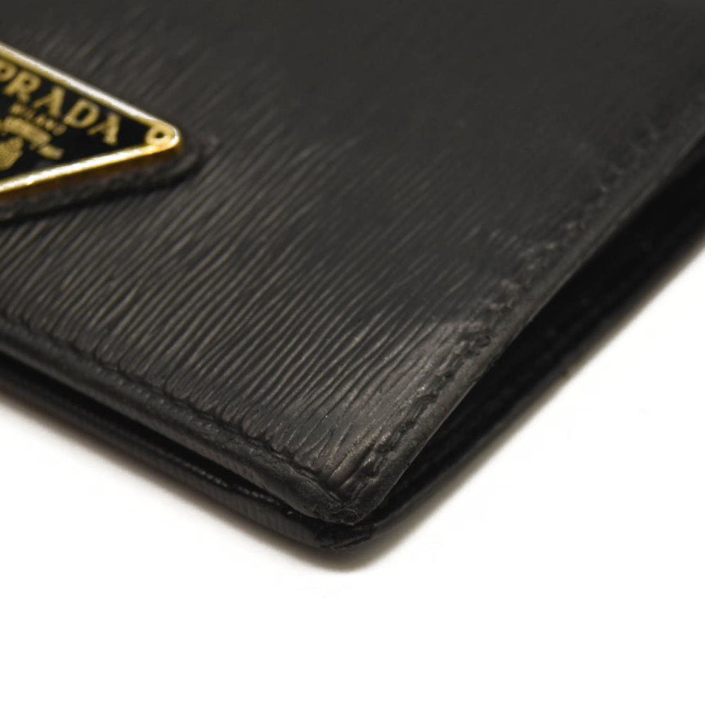 Prada Snap Wallet Saffiano Leather Compact