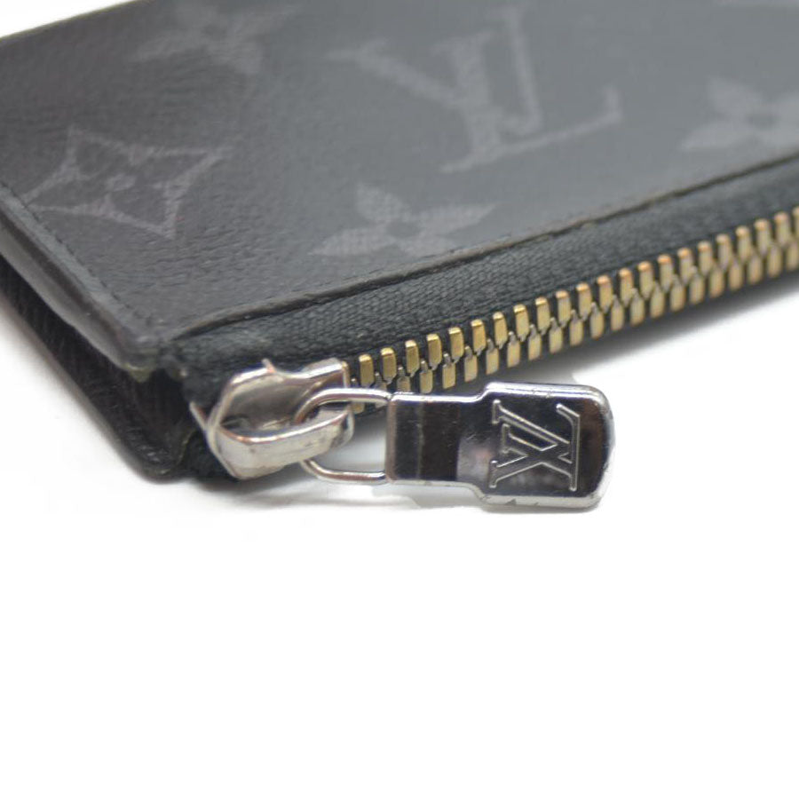 Louis Vuitton Monogram Eclipse Porte Monnaie Jour Coin Purse Wallet MB1210
