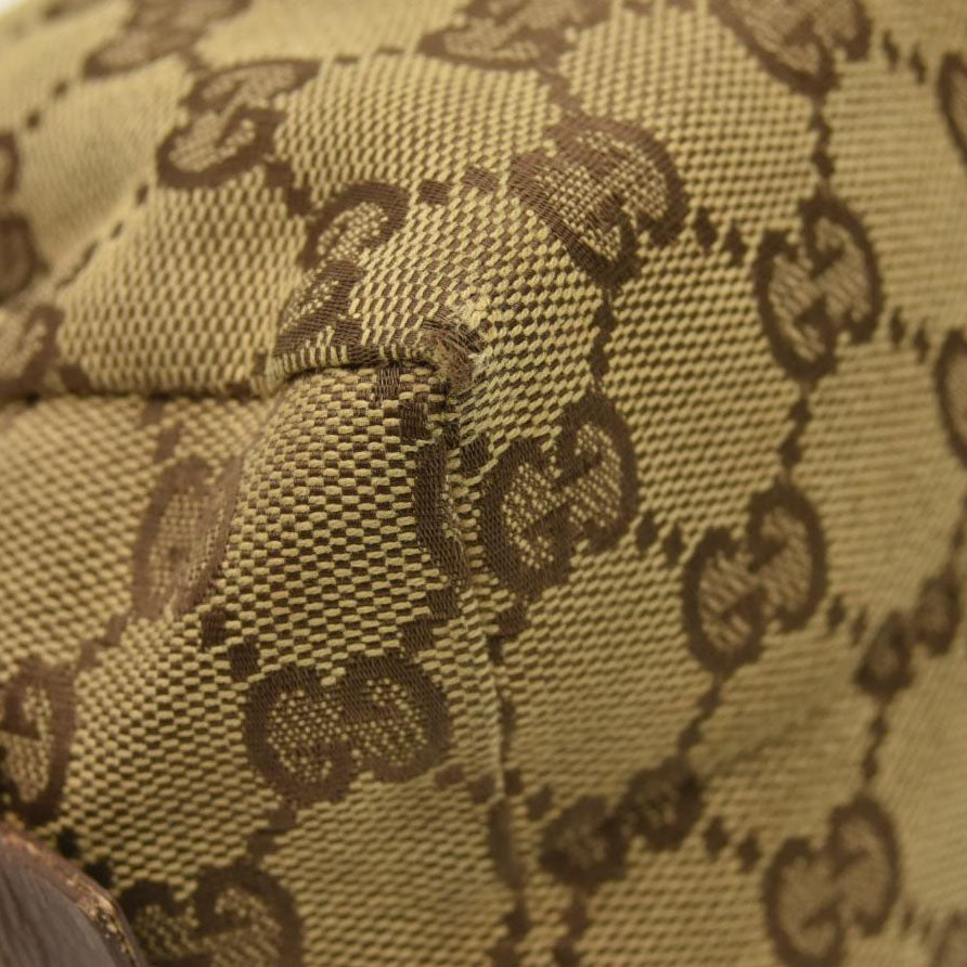 Gucci  Monogram Large Cosmetic Case Brown 29595 203887