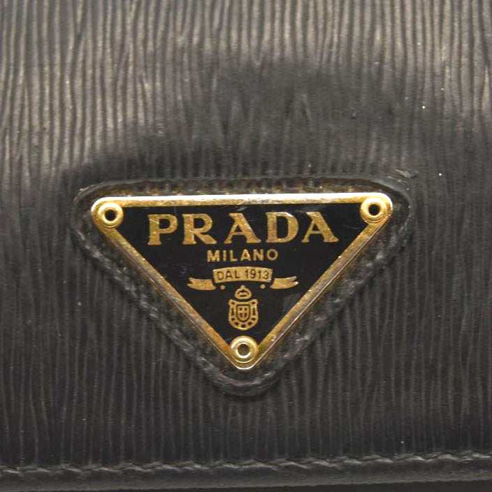 Prada Snap Wallet Saffiano Leather Compact