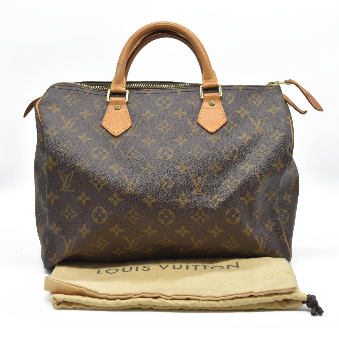 $1550 Louis Vuitton Monogram Speedy 30 SD0021