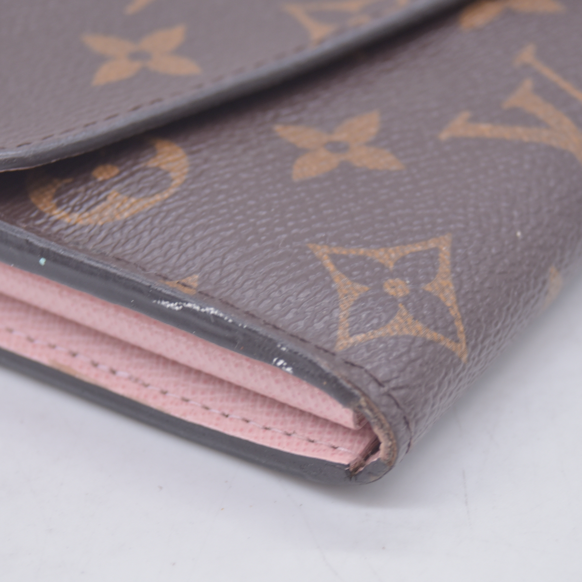 $740 2018 Louis Vuitton  Sarah Wallet NM Brown Monogram CA3128 10021007