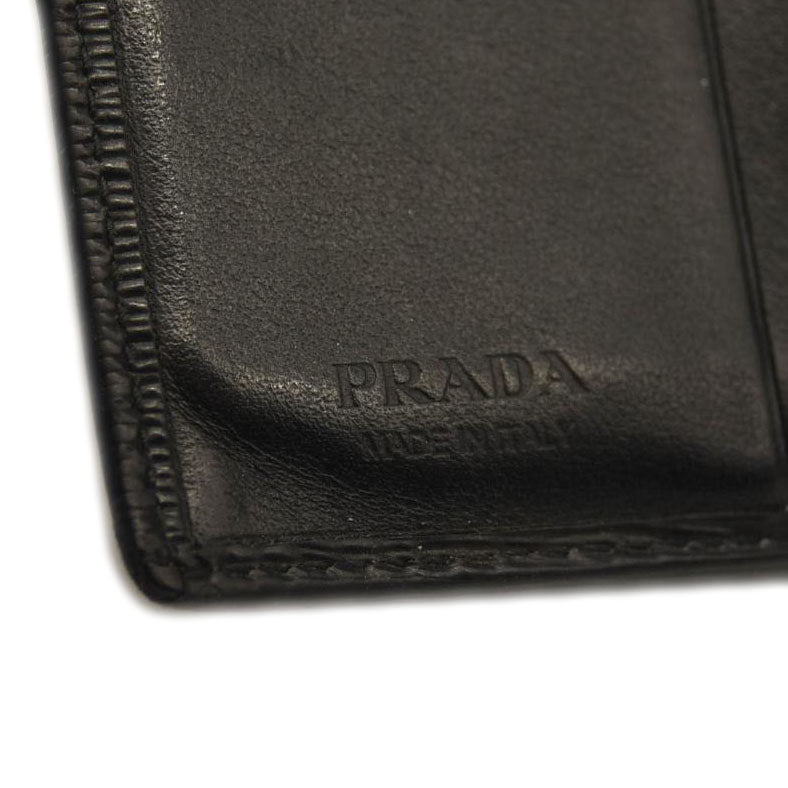 Prada Snap Wallet Saffiano Leather Compact