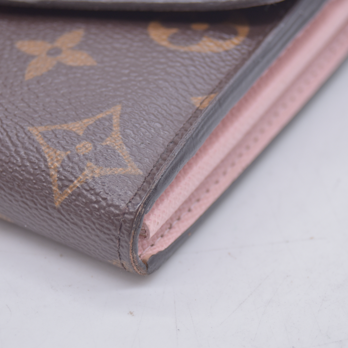 $740 2018 Louis Vuitton  Sarah Wallet NM Brown Monogram CA3128 10021007
