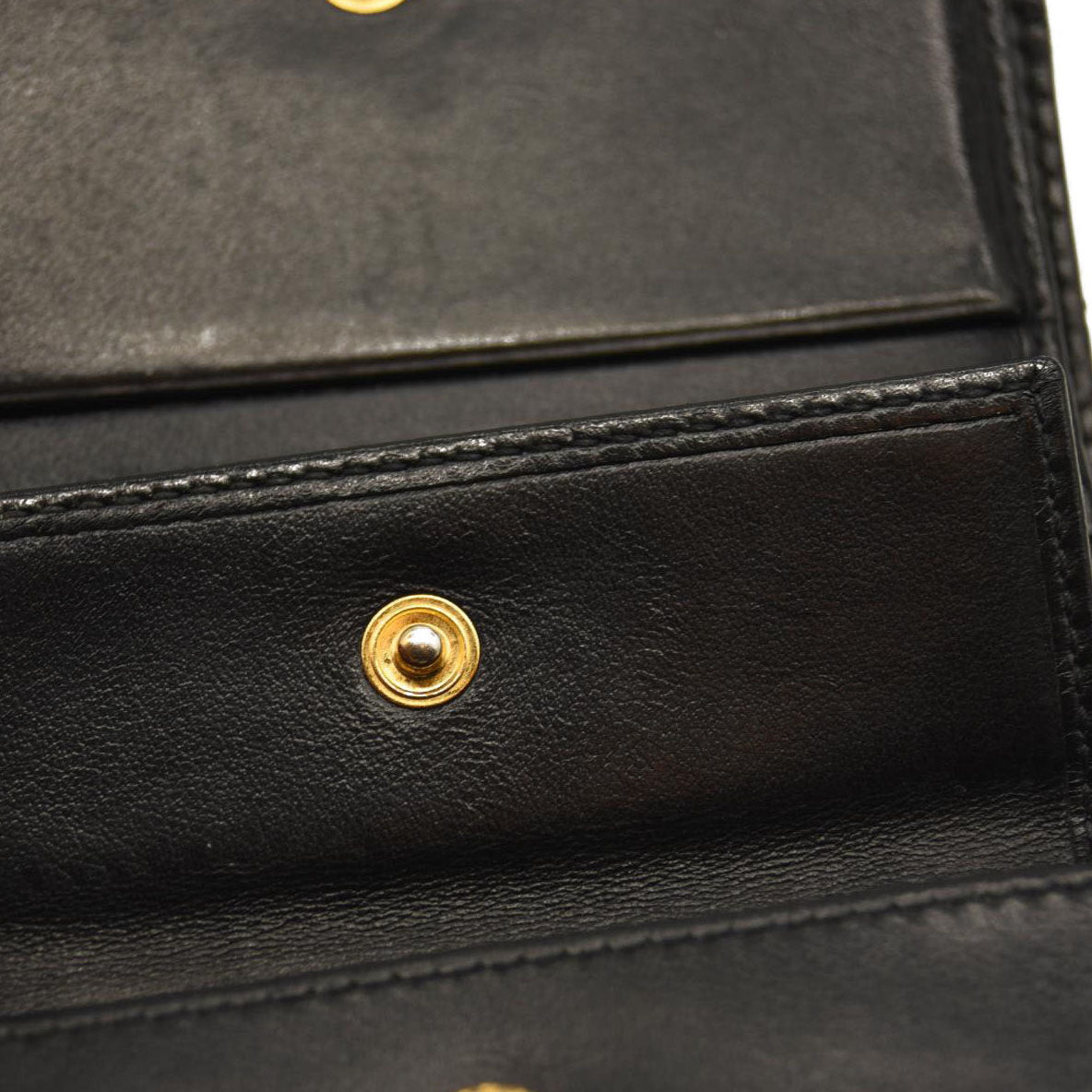 Prada Snap Wallet Saffiano Leather Compact