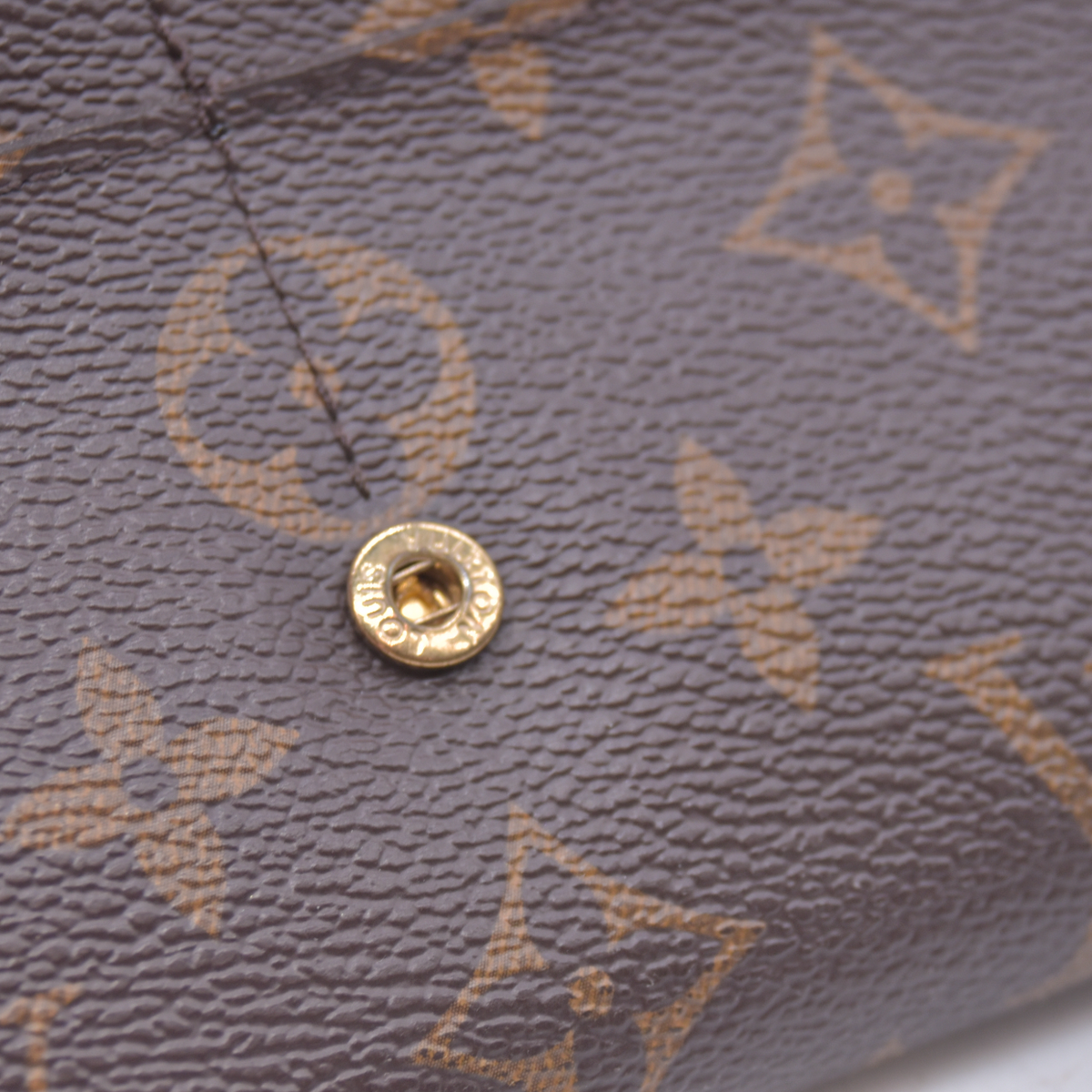 $740 2018 Louis Vuitton  Sarah Wallet NM Brown Monogram CA3128 10021007