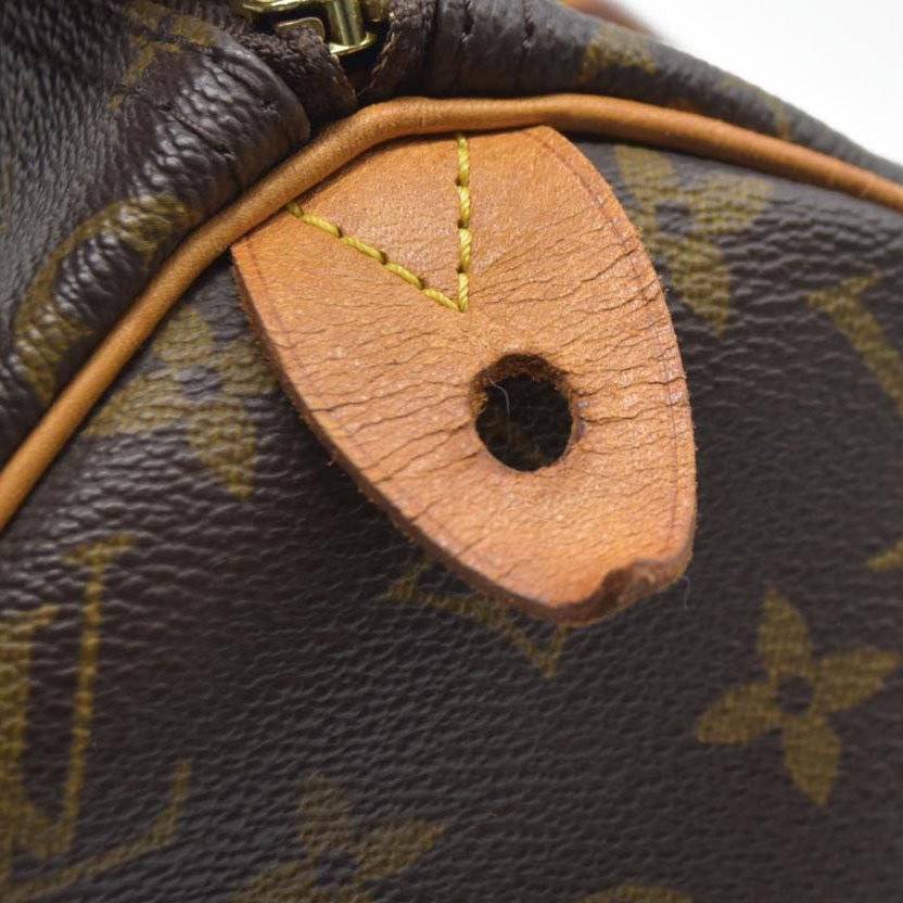 $1550 Louis Vuitton Monogram Speedy 30 SD0021