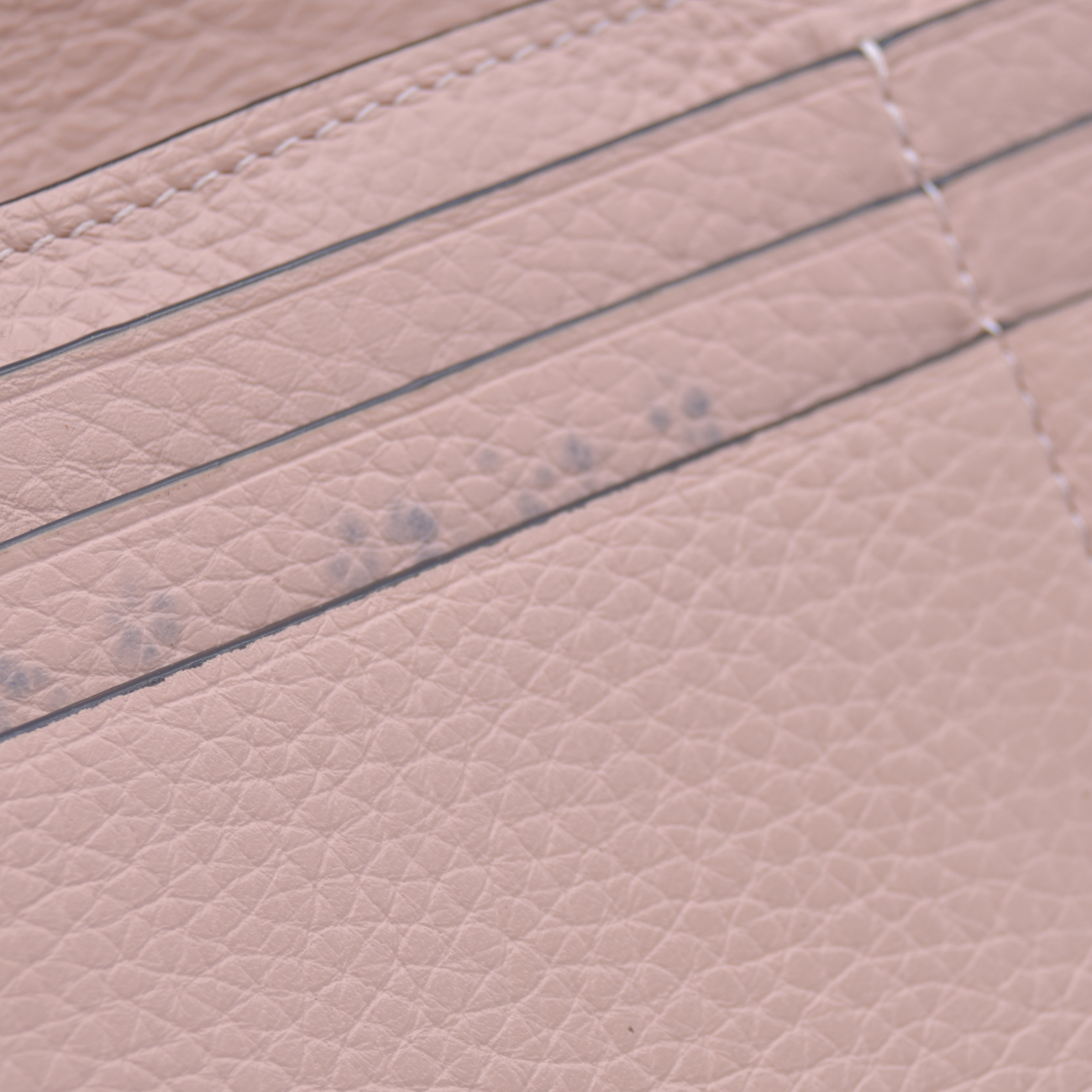 $690 Chloe Alphabet Wallet with Flap in Grained Leather Pink