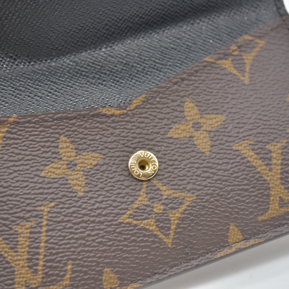 $700 RFID Louis Vuitton Reverse Monogram Recto Verso Card Holder Brown