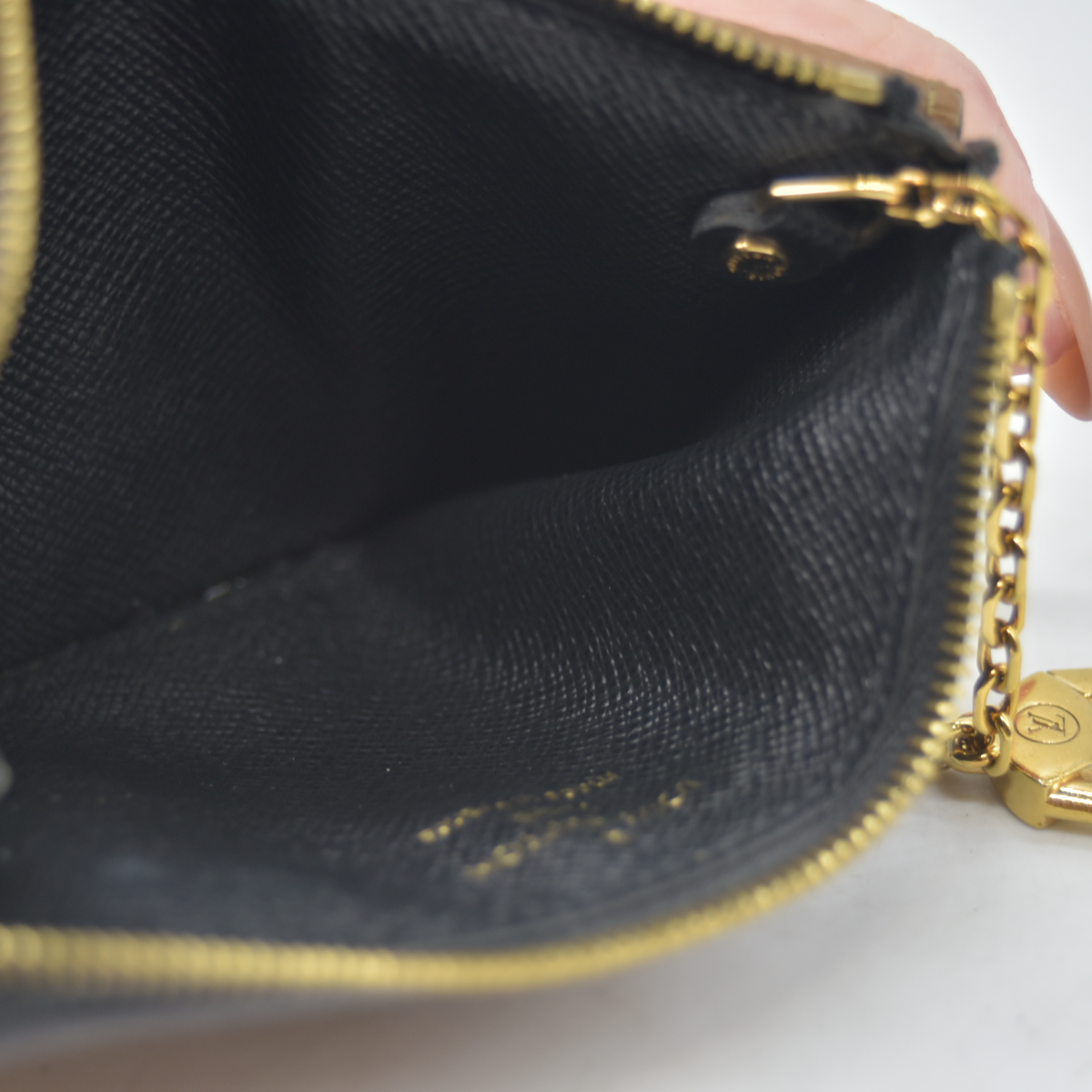 $700 RFID Louis Vuitton Reverse Monogram Recto Verso Card Holder Brown