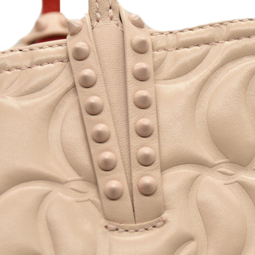 CHRISTIAN LOUBOUTIN  Nappa Embossed East West Cabata Tote Pink