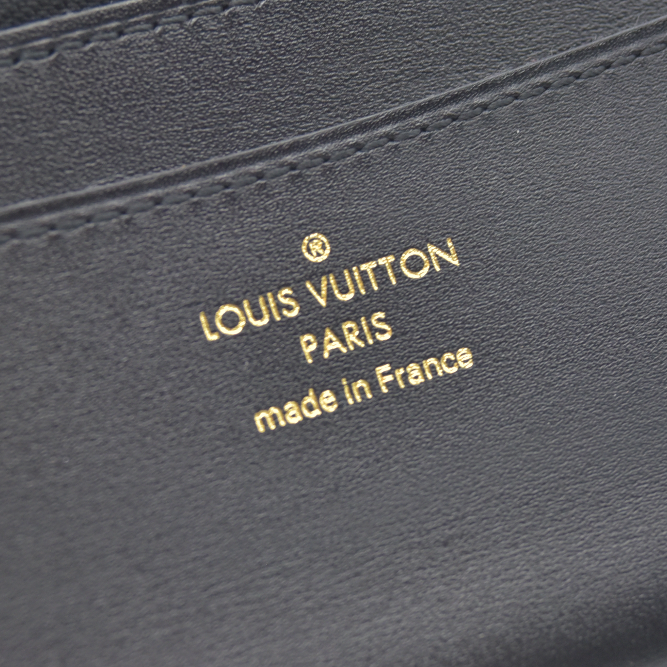 $2400 2013 Louis Vuitton Box Calfskin Vivienne LV Long Wallet Black TN2153