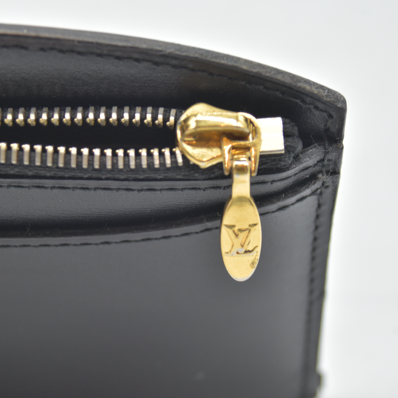 $2400 2013 Louis Vuitton Box Calfskin Vivienne LV Long Wallet Black TN2153