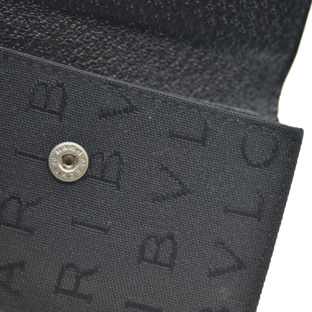 BVLGARI Logo Mania Classico Canvas 6 Ring Key Case Black