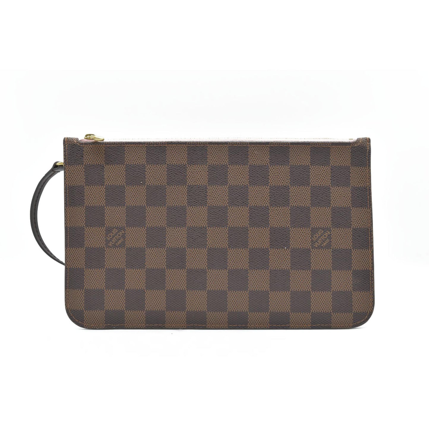 Louis Vuitton  Damier Ebene Neo Neverfull MM Pochette Rose Ballerine 2020 SD0270