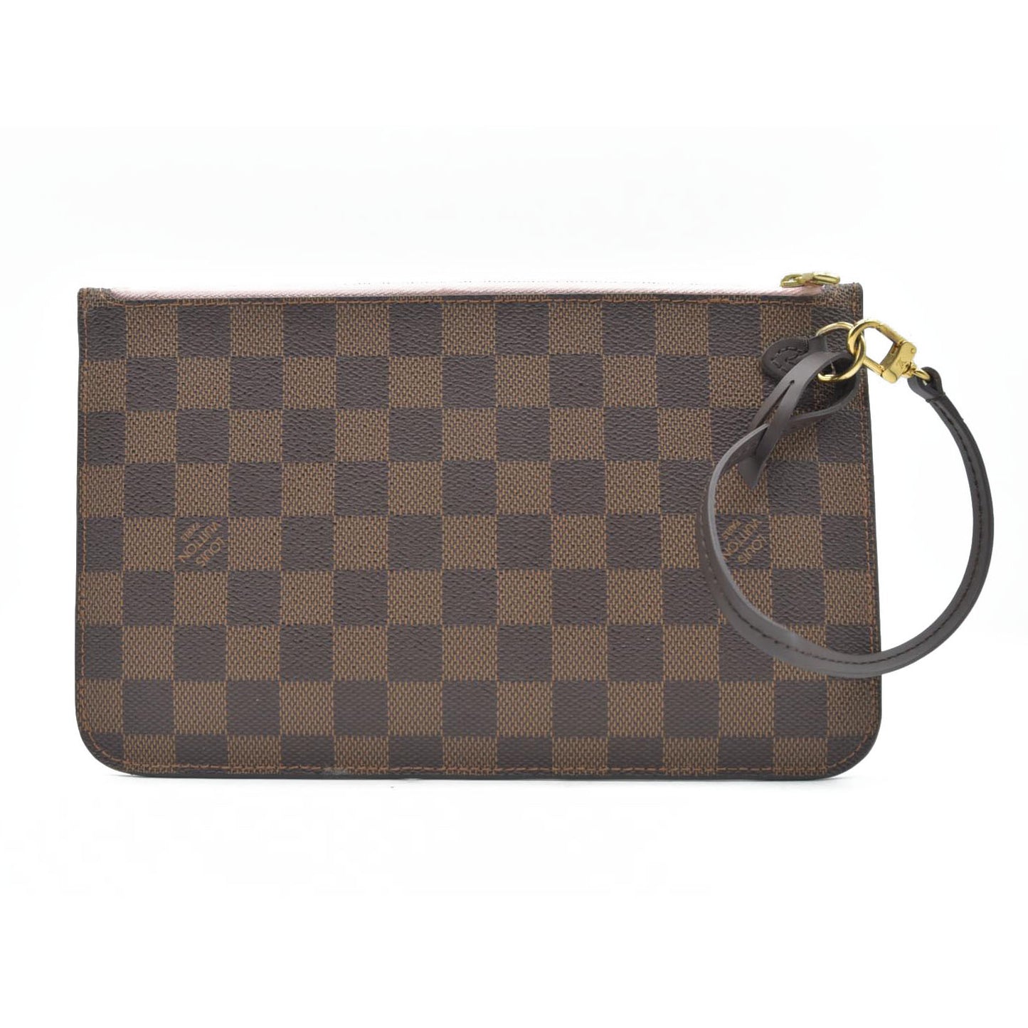 Louis Vuitton  Damier Ebene Neo Neverfull MM Pochette Rose Ballerine 2020 SD0270