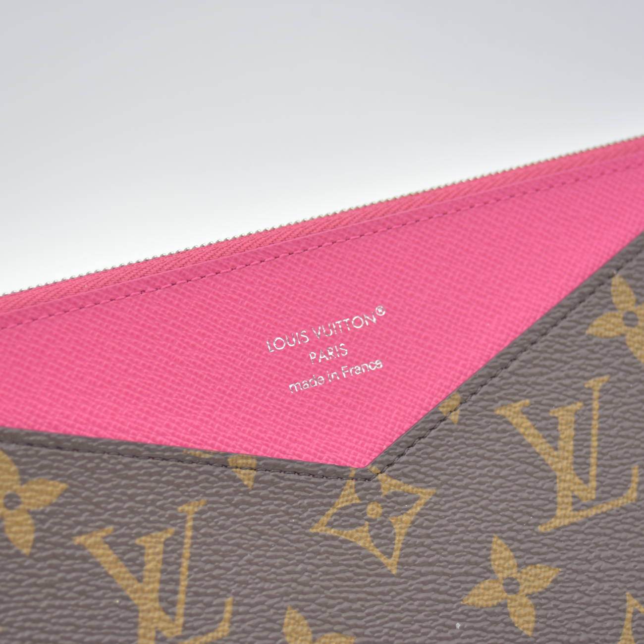 NEW Louis Vuitton Calfskin Kirigami Zipped Pouch Insert Pondichery