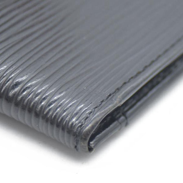 Louis Vuitton Epi De Poche Leather Pass Card Case Black SP0044