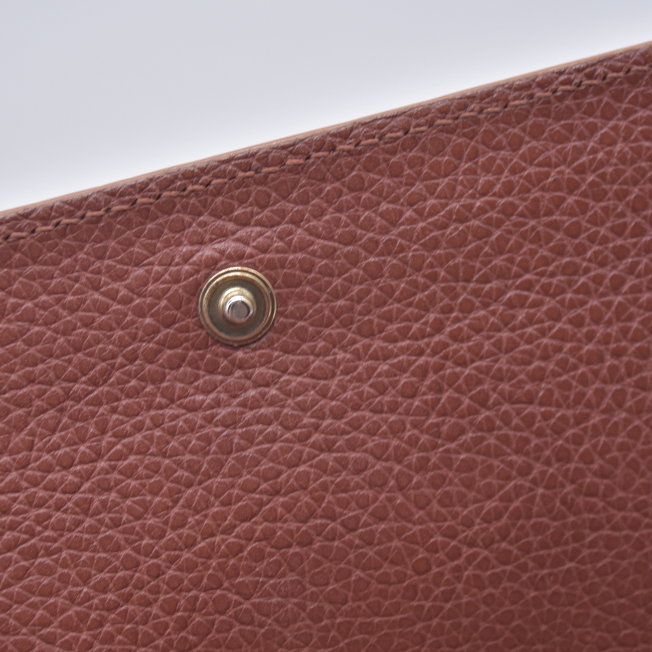 $595 2013 Chloe Brown Leather Paraty Continental Wallet