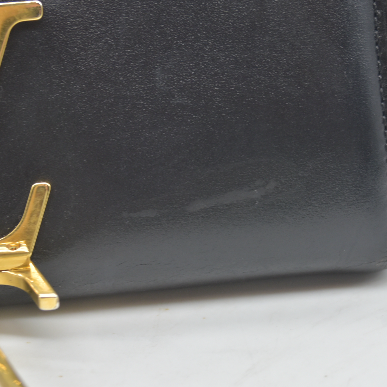 $2400 2013 Louis Vuitton Box Calfskin Vivienne LV Long Wallet Black TN2153