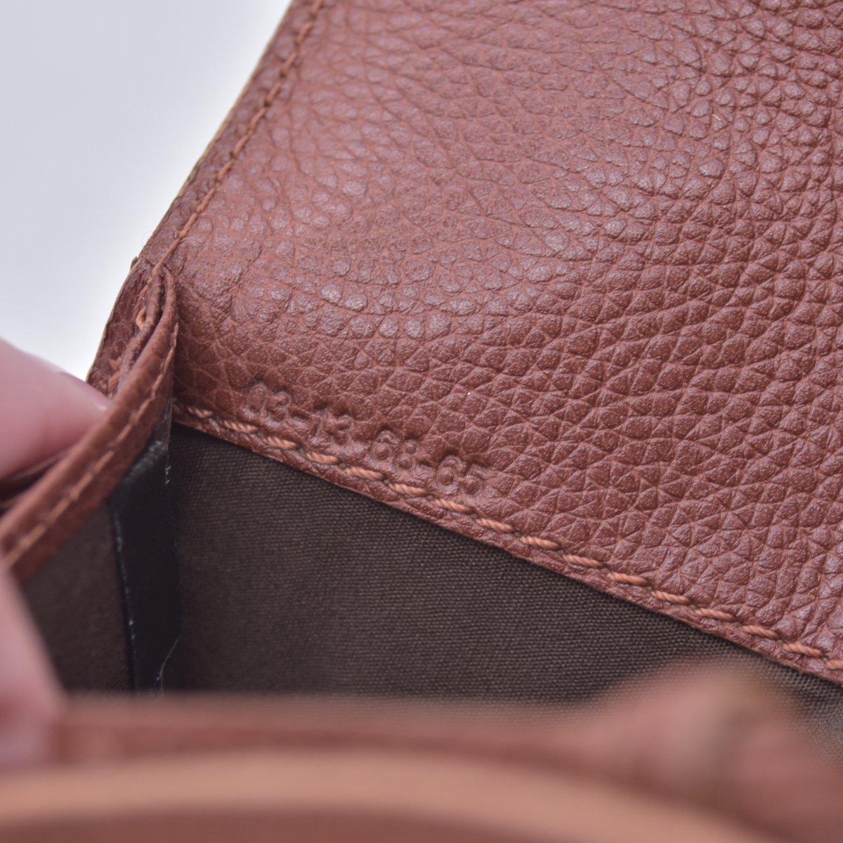$595 2013 Chloe Brown Leather Paraty Continental Wallet