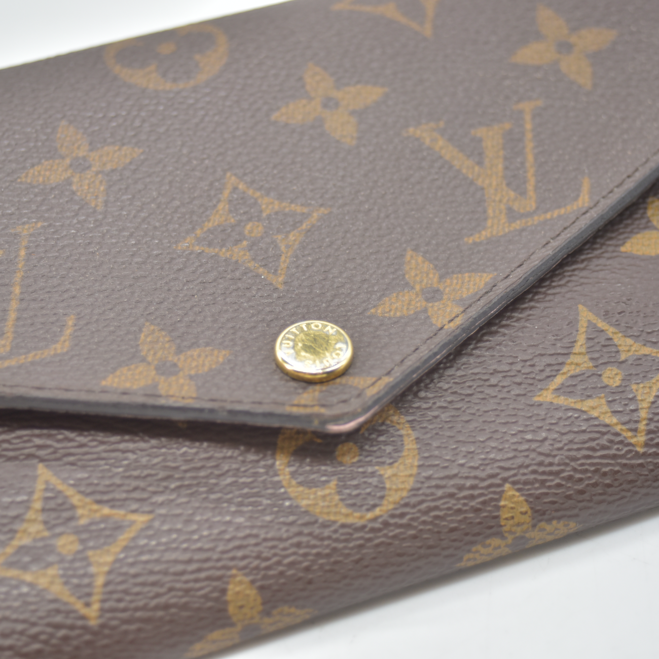 $720 2016 Louis Vuitton Monogram Monogram Jeanne Wallet Rose Ballerine with inserts CA3196