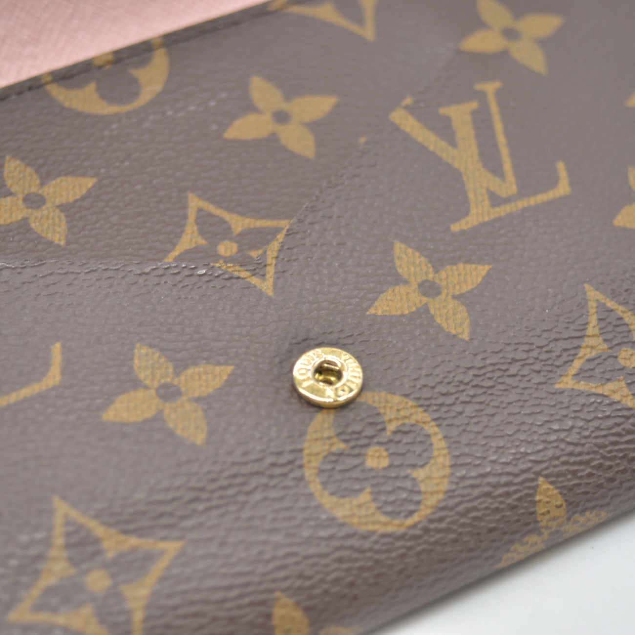 $720 2016 Louis Vuitton Monogram Monogram Jeanne Wallet Rose Ballerine with inserts CA3196