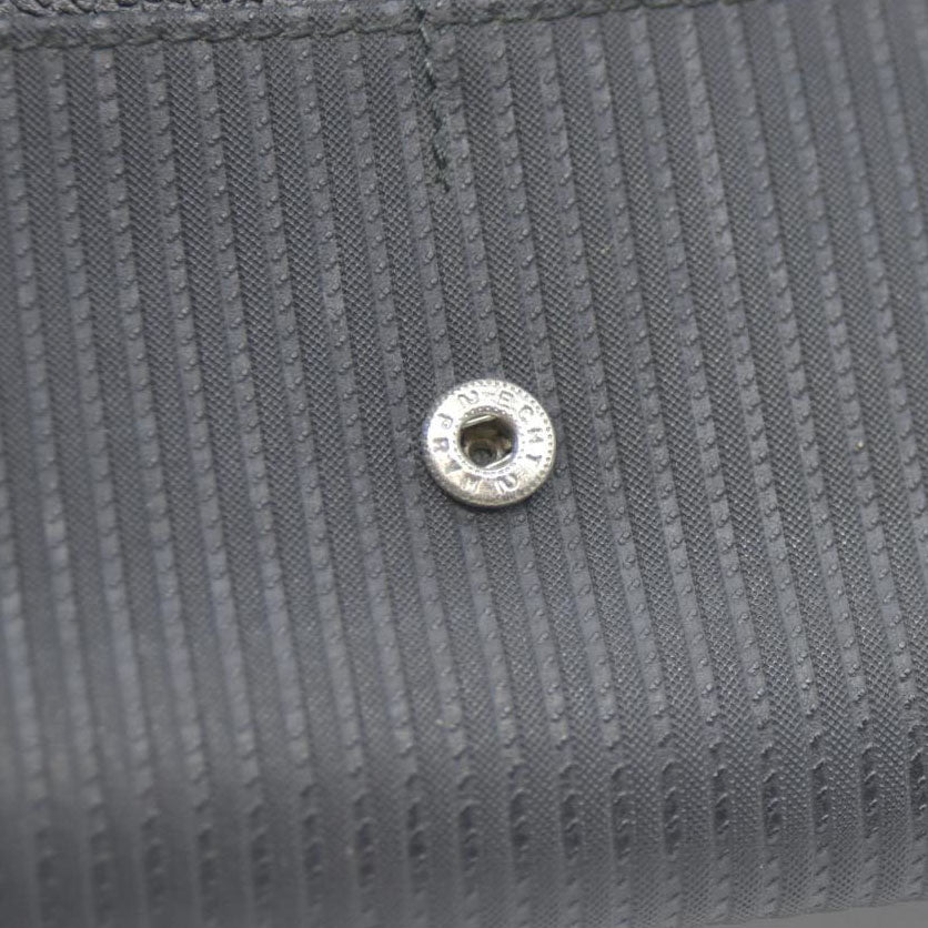 BVLGARI Millerige Leather Long Bifold Wallet Black