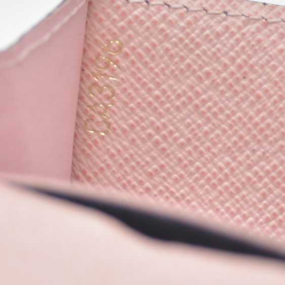 $720 2016 Louis Vuitton Monogram Monogram Jeanne Wallet Rose Ballerine with inserts CA3196