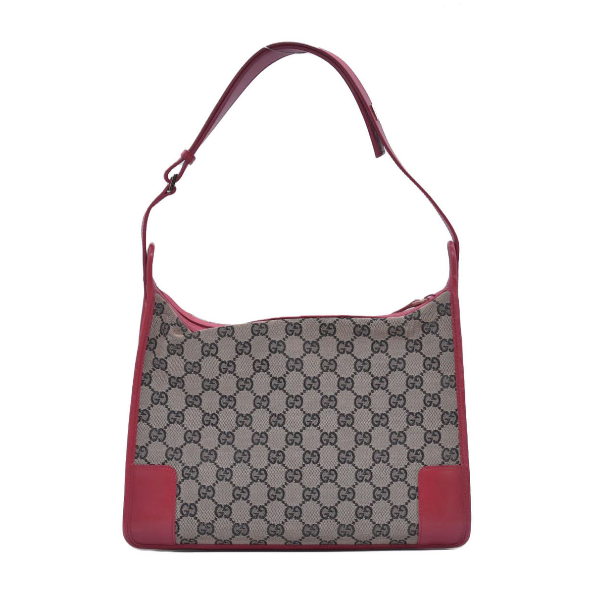 $650 Gucci Vintage GG Canvas Shoulder Bag CONSIGNMENT 10021000