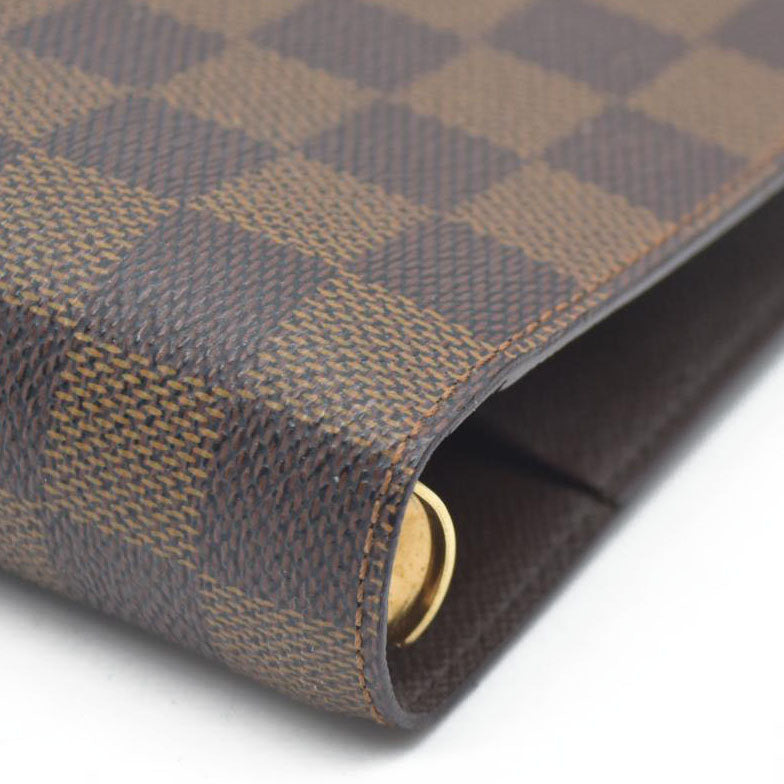 AUCTION  $675 Louis Vuitton  Damier Ebene Medium Ring Agenda SP0055