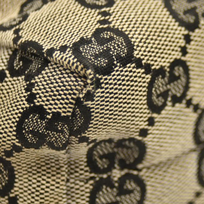 GUCCI GG Cosmetic Pouch Dark Brown