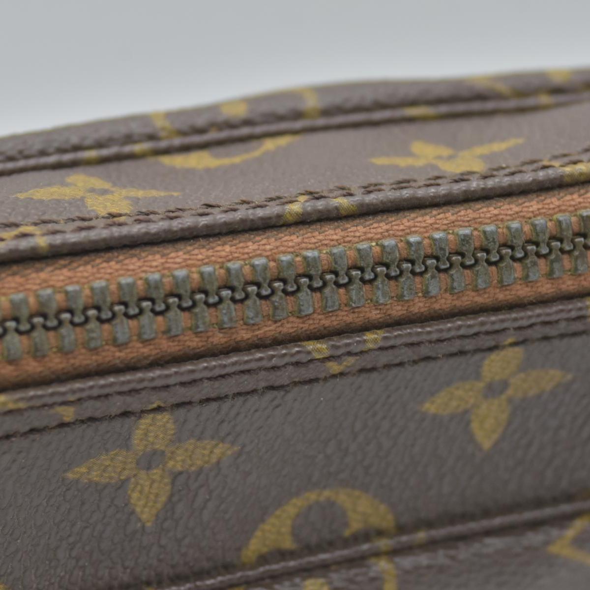 $600 1985 Louis Vuitton Monogram Trousse Toilette 28 Clutch Pouch Bag 851