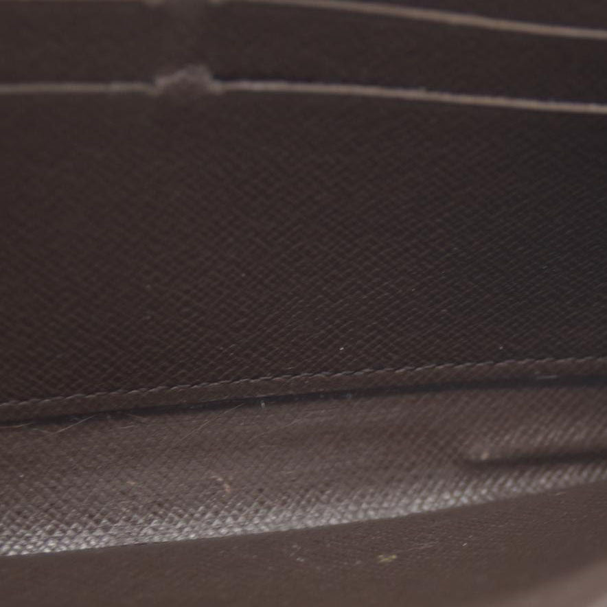 Louis Vuitton Damier Zippy Zip Around Long Wallet Purse Brown CA4150