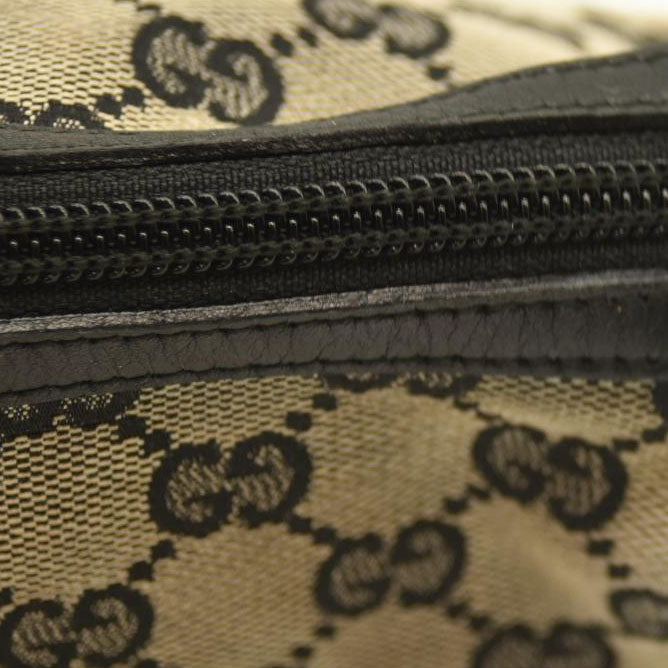 GUCCI GG Cosmetic Pouch Dark Brown