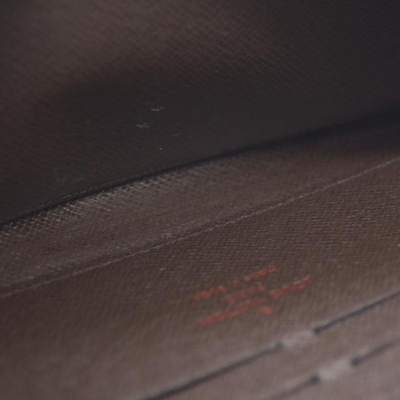 Louis Vuitton Damier Zippy Zip Around Long Wallet Purse Brown CA4150